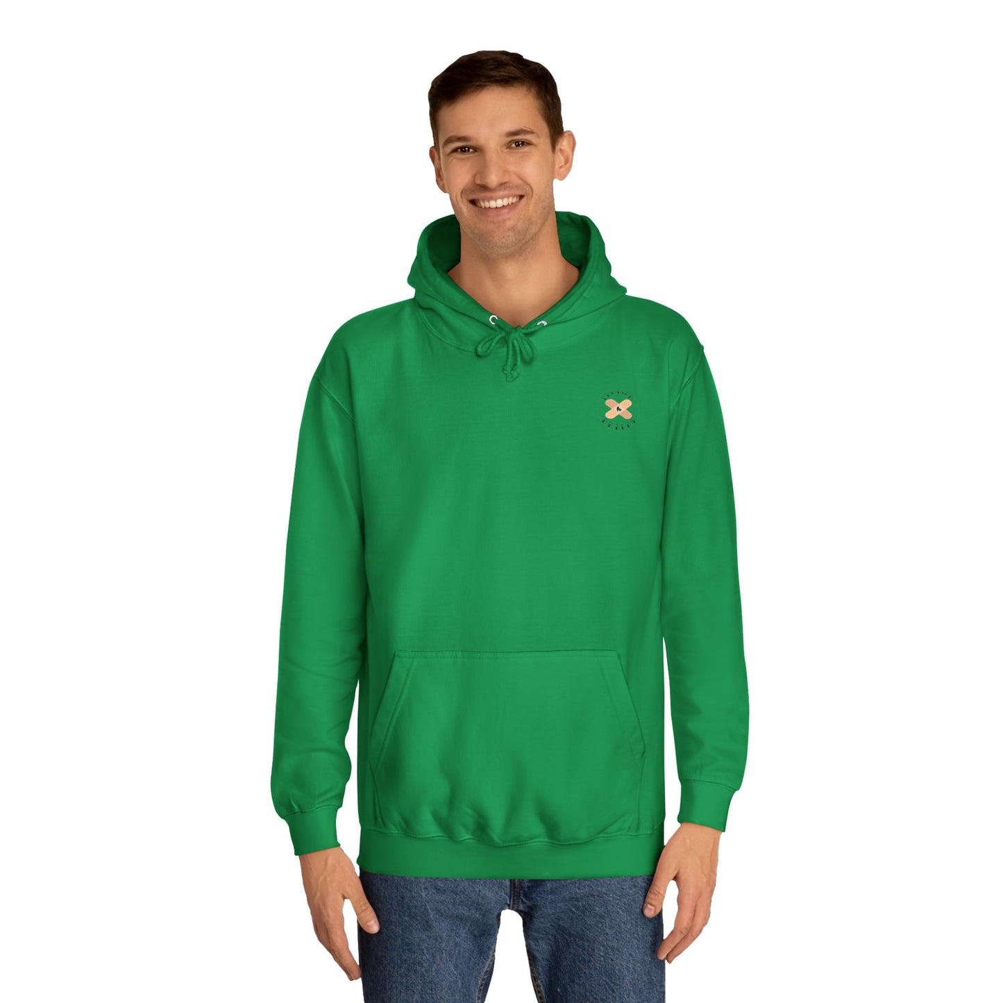 Colorful Unisex College Hoodie, Trendy Casualwear, College Apparel for Students, Unique Graphic Hoodie, Perfect for Gifts