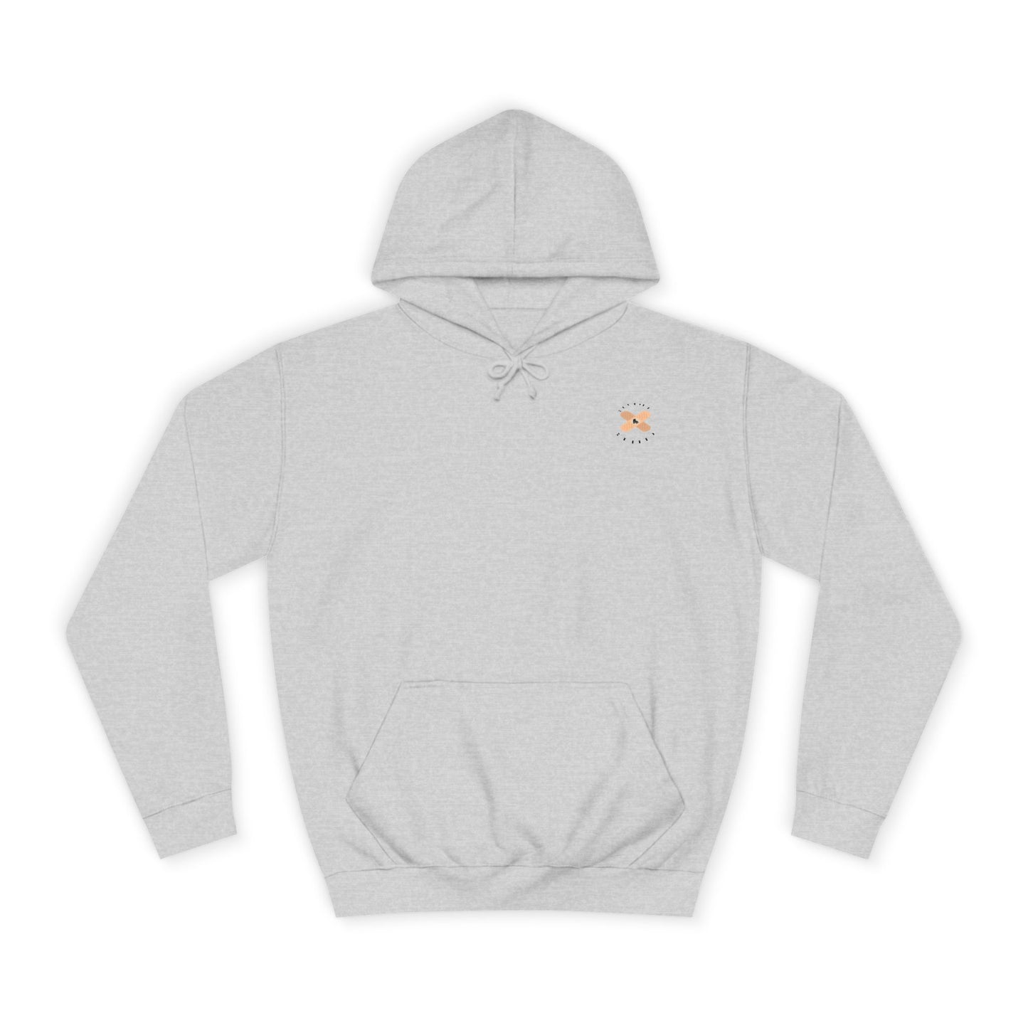 Colorful Unisex College Hoodie, Trendy Casualwear, College Apparel for Students, Unique Graphic Hoodie, Perfect for Gifts