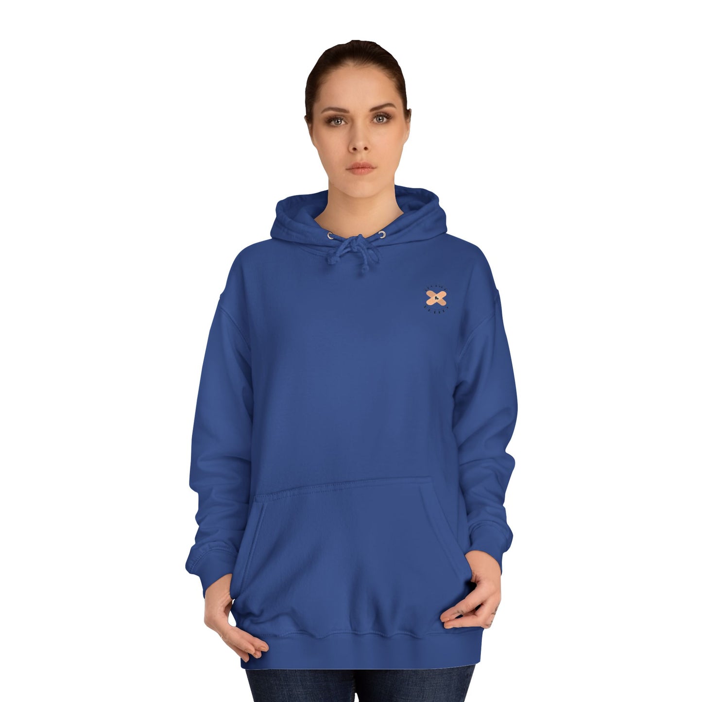 Colorful Unisex College Hoodie, Trendy Casualwear, College Apparel for Students, Unique Graphic Hoodie, Perfect for Gifts