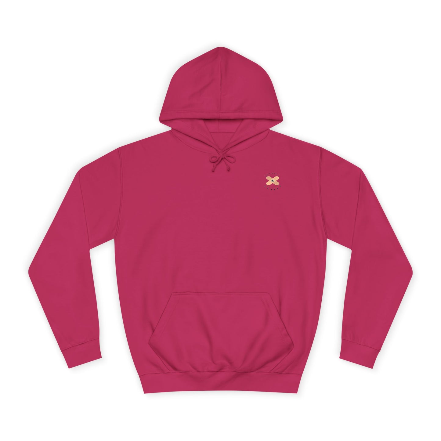 Colorful Unisex College Hoodie, Trendy Casualwear, College Apparel for Students, Unique Graphic Hoodie, Perfect for Gifts
