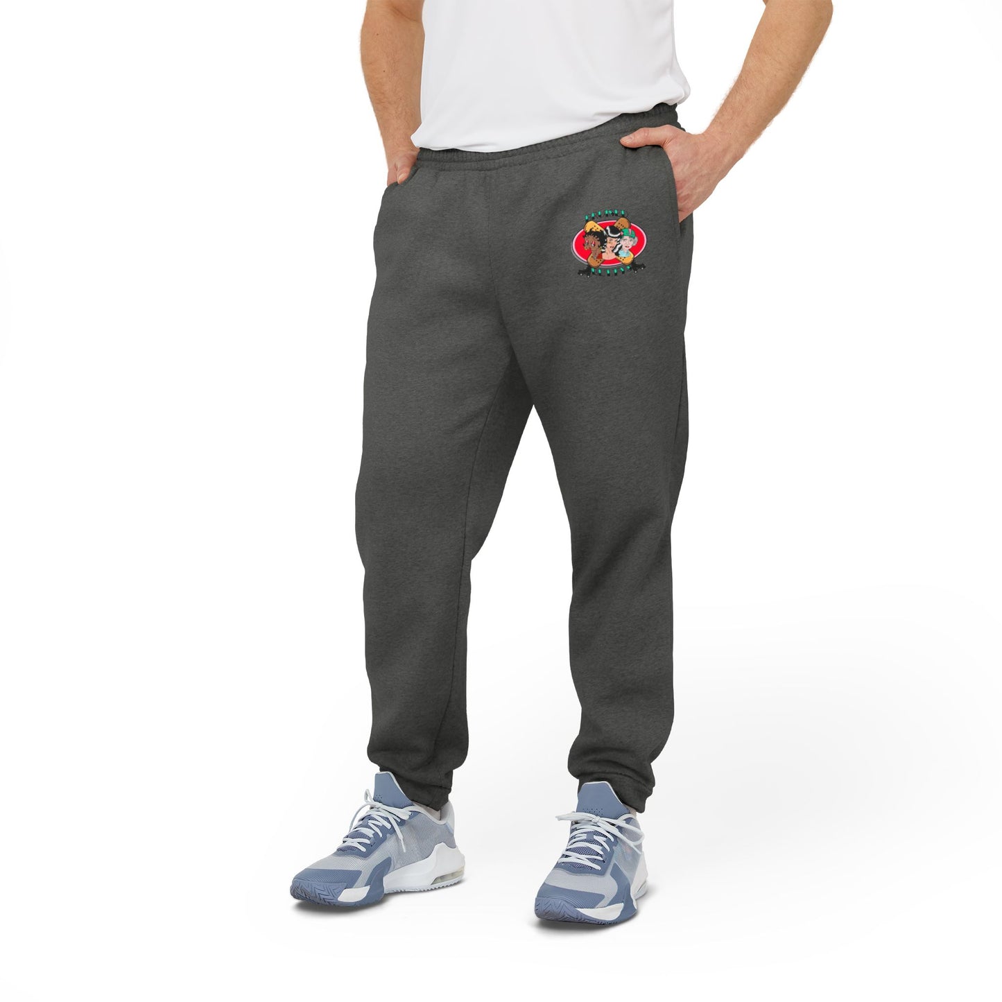 Adidas Unisex Fleece Joggers, Cozy Athletic Pants, Casual Streetwear, Gift for Active People, Loungewear Essentials
