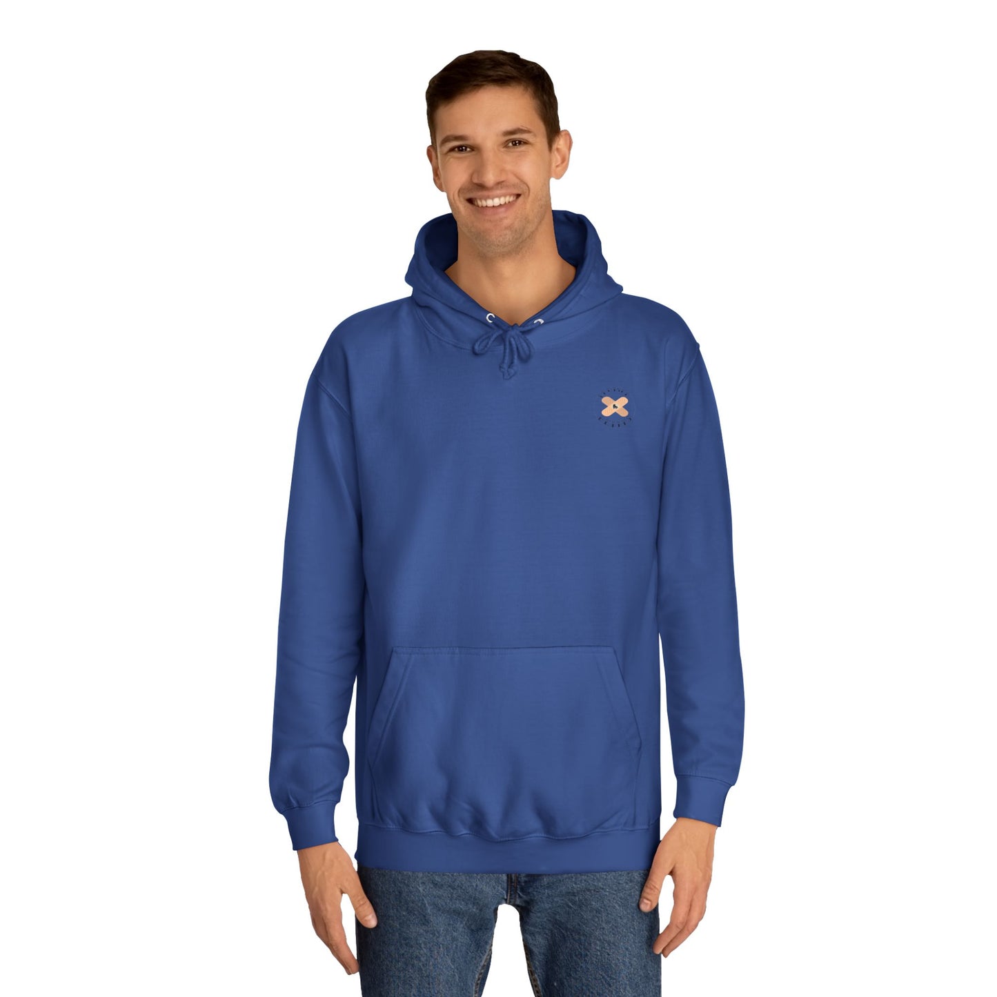 Colorful Unisex College Hoodie, Trendy Casualwear, College Apparel for Students, Unique Graphic Hoodie, Perfect for Gifts