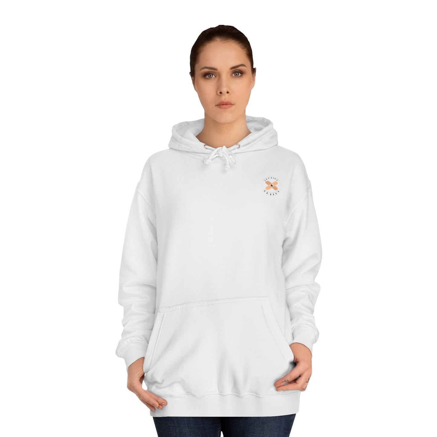 Colorful Unisex College Hoodie, Trendy Casualwear, College Apparel for Students, Unique Graphic Hoodie, Perfect for Gifts