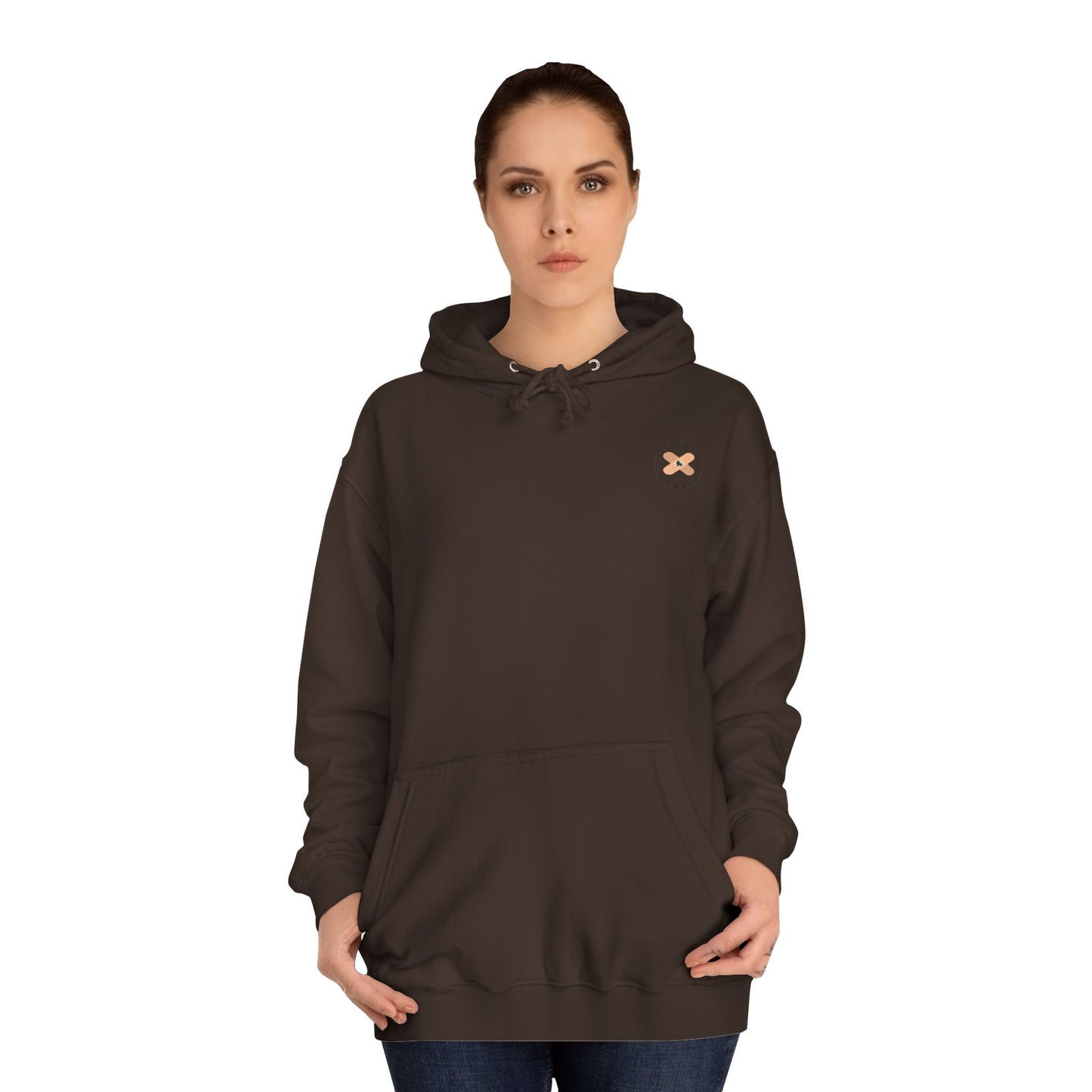 Colorful Unisex College Hoodie, Trendy Casualwear, College Apparel for Students, Unique Graphic Hoodie, Perfect for Gifts