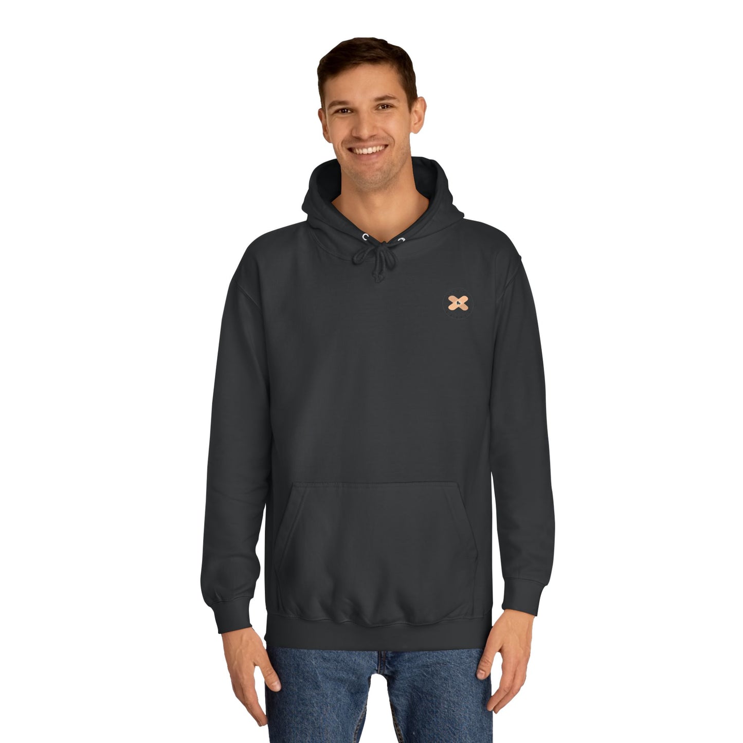 Colorful Unisex College Hoodie, Trendy Casualwear, College Apparel for Students, Unique Graphic Hoodie, Perfect for Gifts