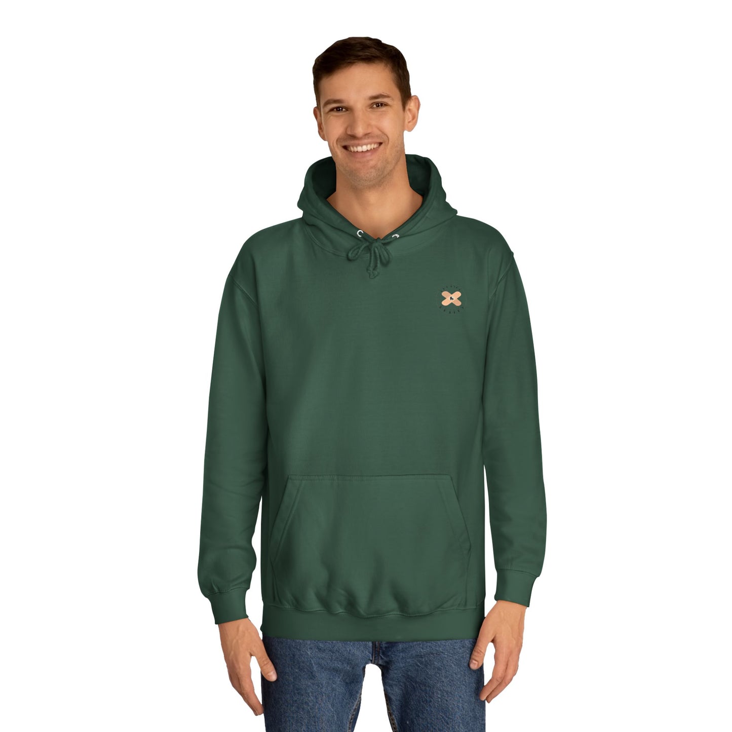 Colorful Unisex College Hoodie, Trendy Casualwear, College Apparel for Students, Unique Graphic Hoodie, Perfect for Gifts