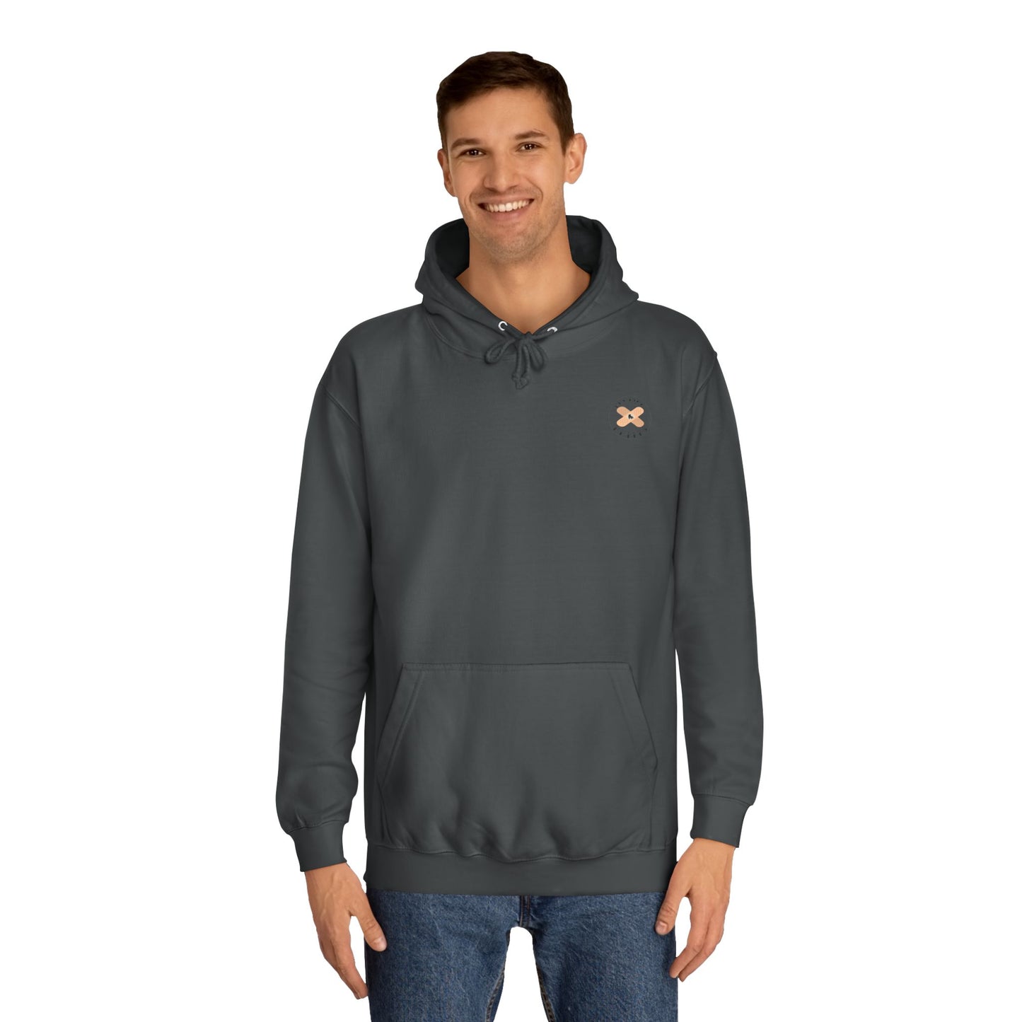 Colorful Unisex College Hoodie, Trendy Casualwear, College Apparel for Students, Unique Graphic Hoodie, Perfect for Gifts