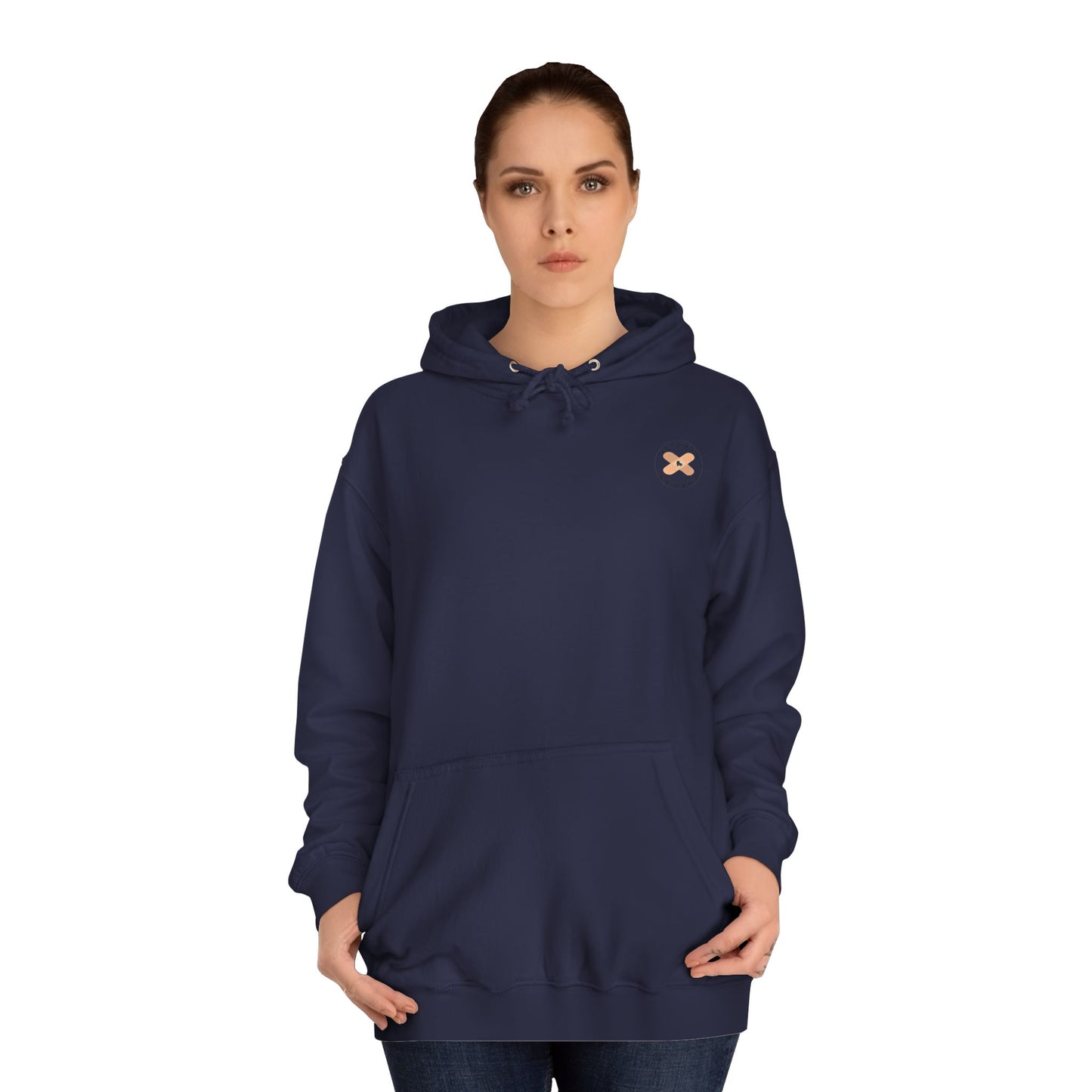 Colorful Unisex College Hoodie, Trendy Casualwear, College Apparel for Students, Unique Graphic Hoodie, Perfect for Gifts