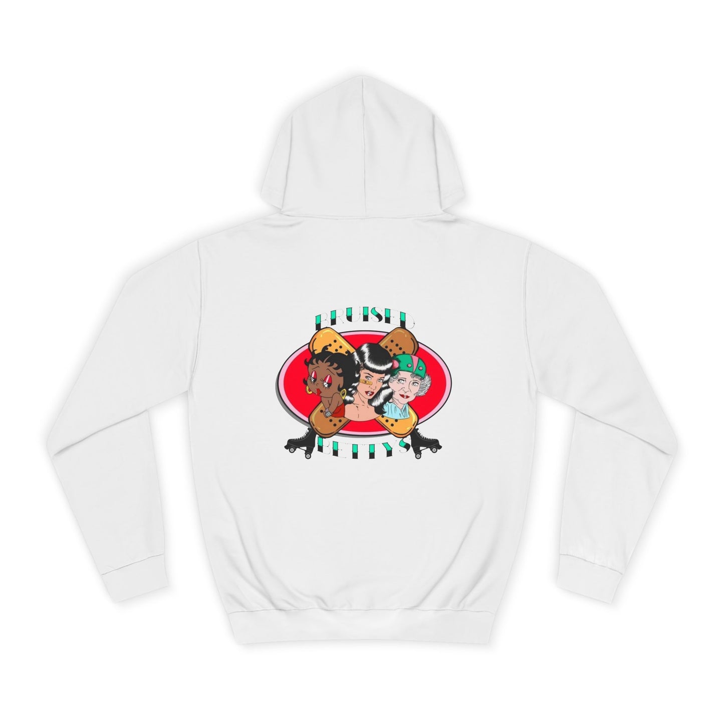 Colorful Unisex College Hoodie, Trendy Casualwear, College Apparel for Students, Unique Graphic Hoodie, Perfect for Gifts