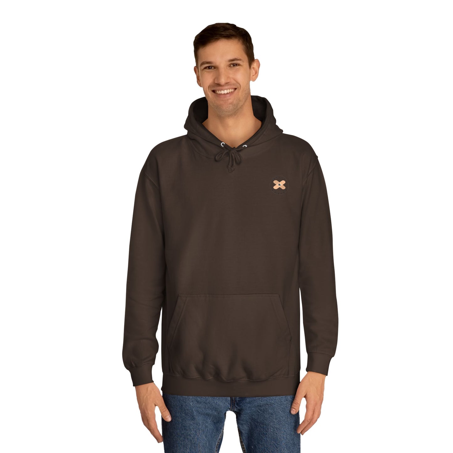Colorful Unisex College Hoodie, Trendy Casualwear, College Apparel for Students, Unique Graphic Hoodie, Perfect for Gifts