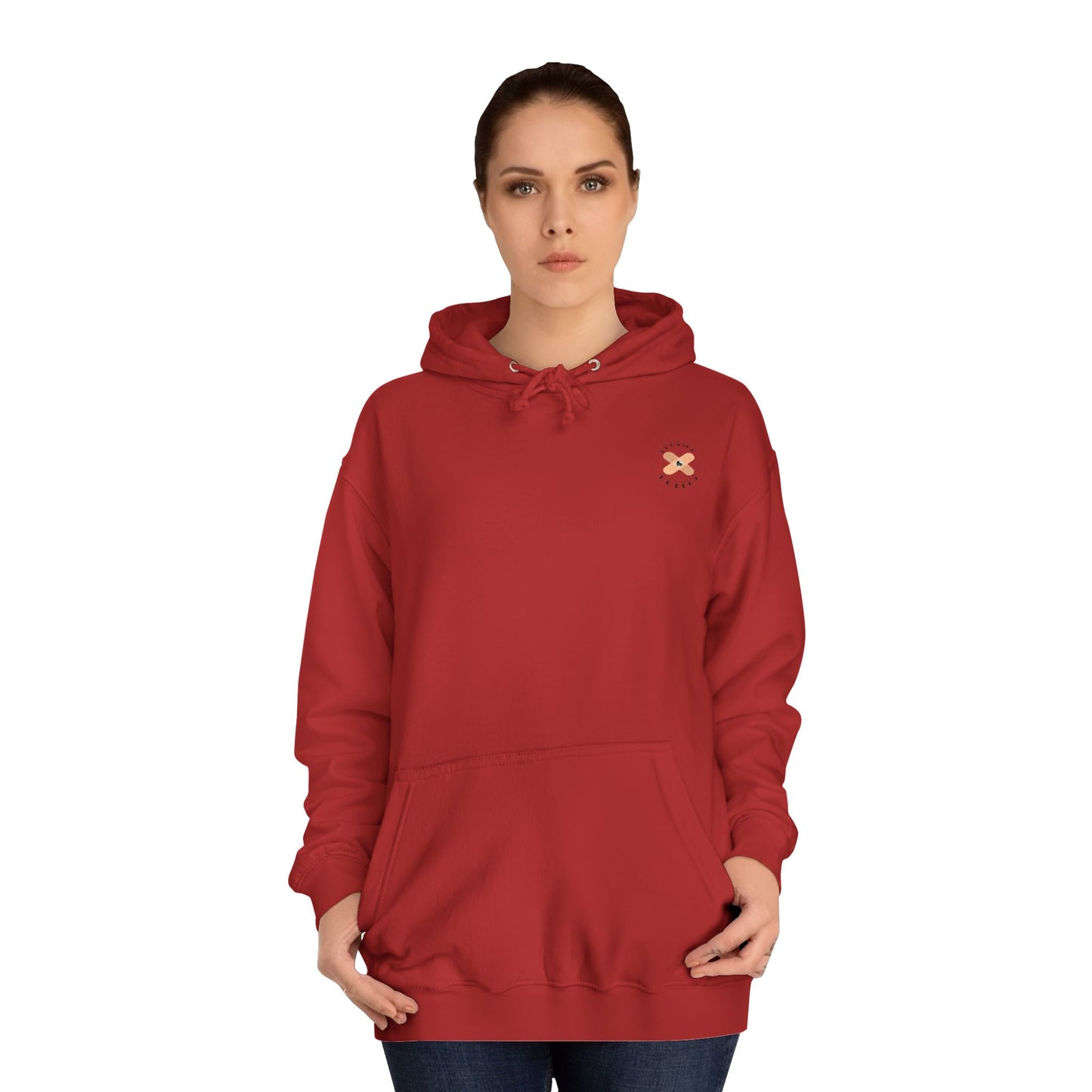 Colorful Unisex College Hoodie, Trendy Casualwear, College Apparel for Students, Unique Graphic Hoodie, Perfect for Gifts