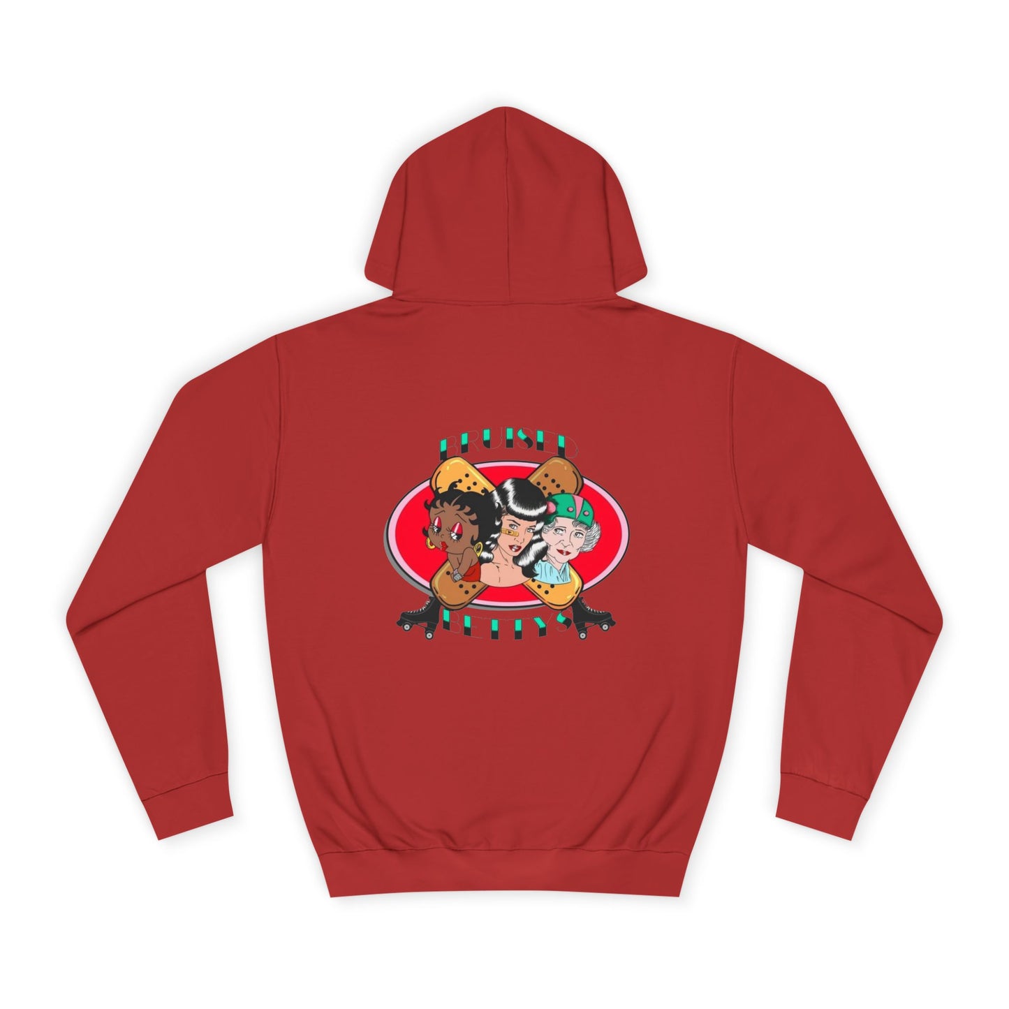 Colorful Unisex College Hoodie, Trendy Casualwear, College Apparel for Students, Unique Graphic Hoodie, Perfect for Gifts