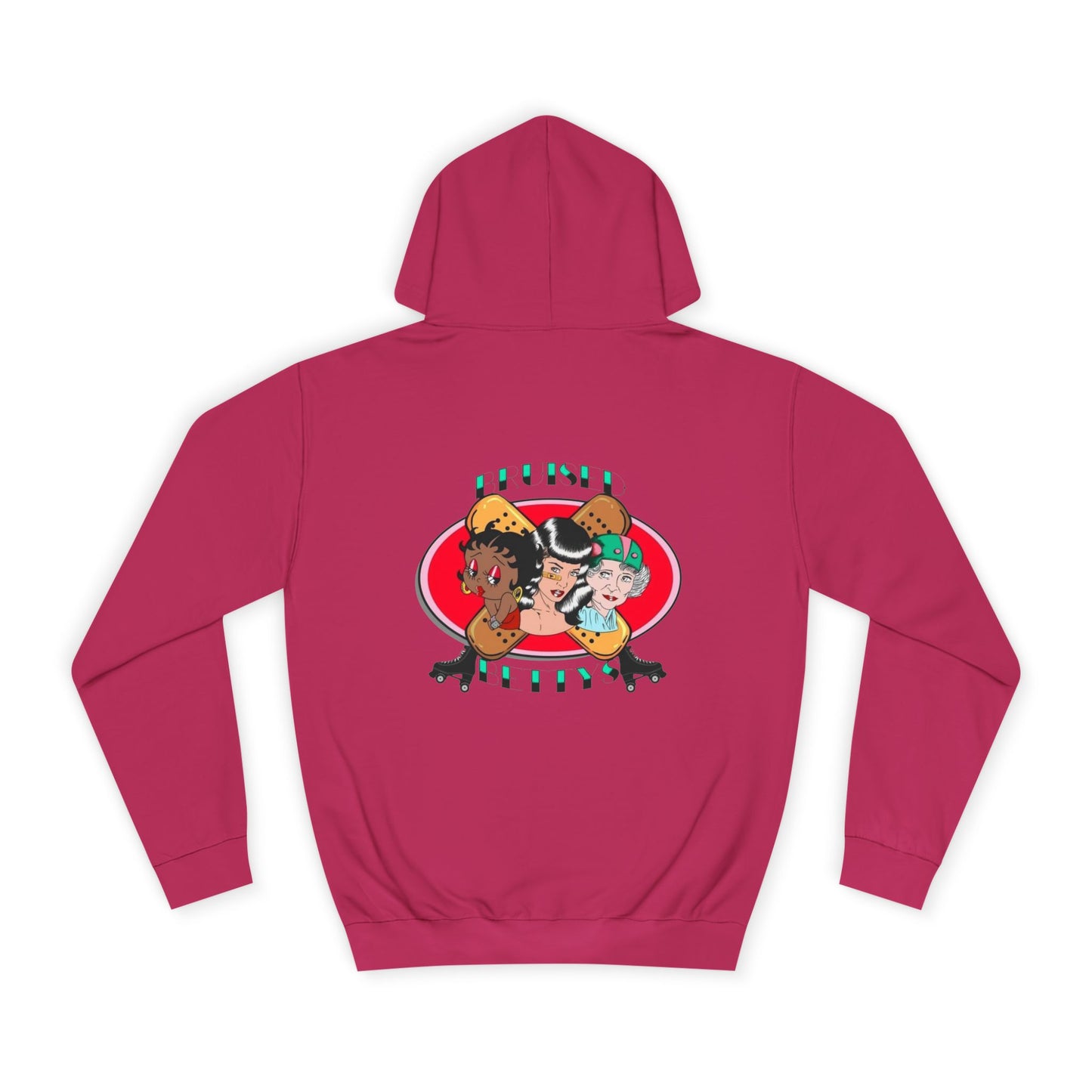 Colorful Unisex College Hoodie, Trendy Casualwear, College Apparel for Students, Unique Graphic Hoodie, Perfect for Gifts
