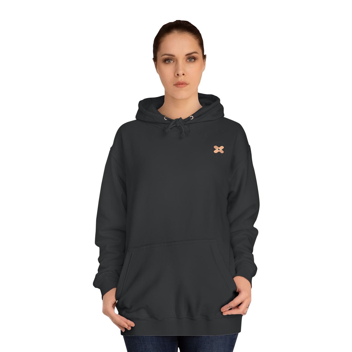 Colorful Unisex College Hoodie, Trendy Casualwear, College Apparel for Students, Unique Graphic Hoodie, Perfect for Gifts