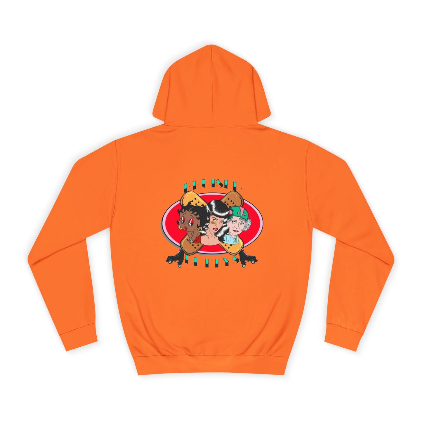 Colorful Unisex College Hoodie, Trendy Casualwear, College Apparel for Students, Unique Graphic Hoodie, Perfect for Gifts