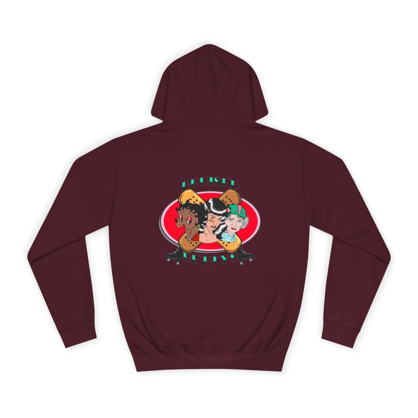 Colorful Unisex College Hoodie, Trendy Casualwear, College Apparel for Students, Unique Graphic Hoodie, Perfect for Gifts