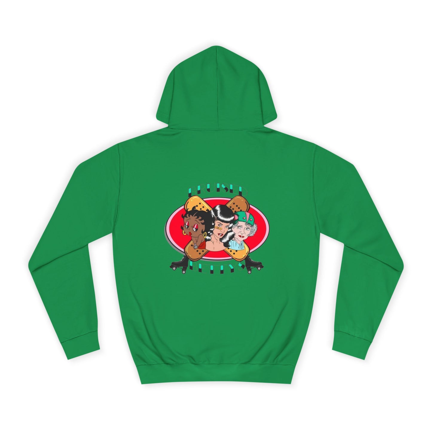 Colorful Unisex College Hoodie, Trendy Casualwear, College Apparel for Students, Unique Graphic Hoodie, Perfect for Gifts
