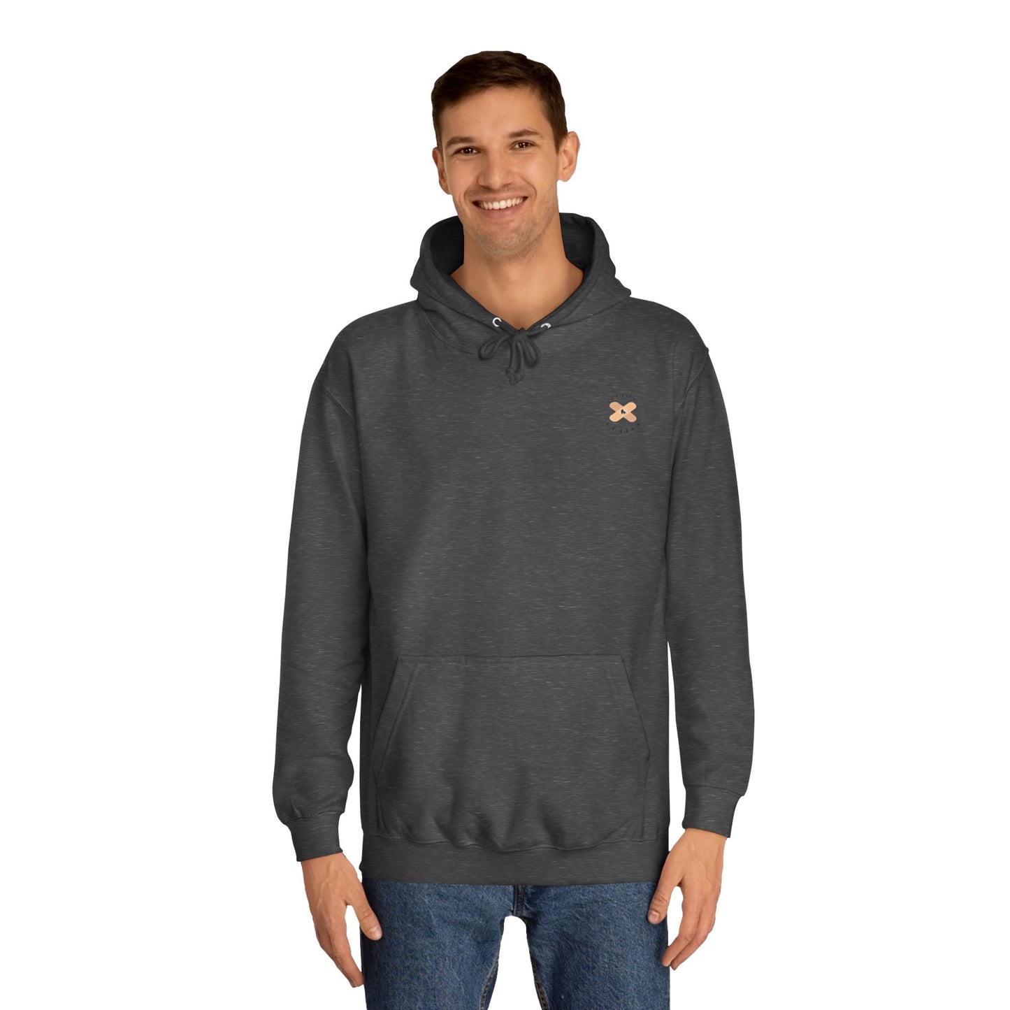 Colorful Unisex College Hoodie, Trendy Casualwear, College Apparel for Students, Unique Graphic Hoodie, Perfect for Gifts
