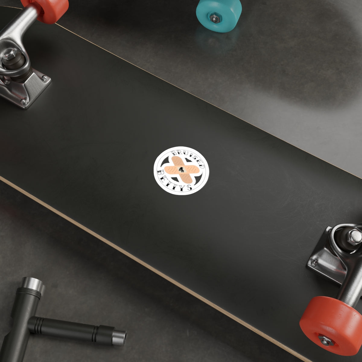 Bruised Bettys Die-Cut Stickers | Fun Roller Skate Decor, Laptop Stickers, Gift for Skaters, Unique Bumper Stickers, Cute Accessories