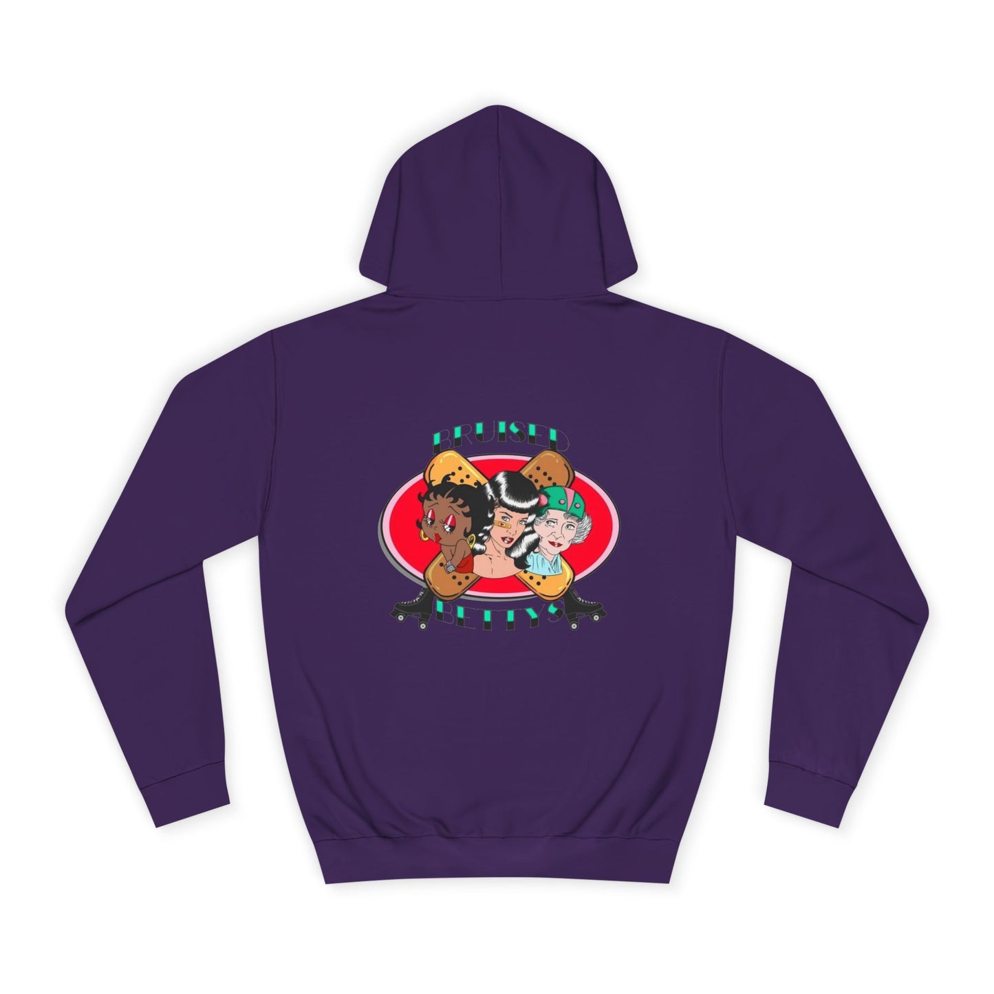 Colorful Unisex College Hoodie, Trendy Casualwear, College Apparel for Students, Unique Graphic Hoodie, Perfect for Gifts