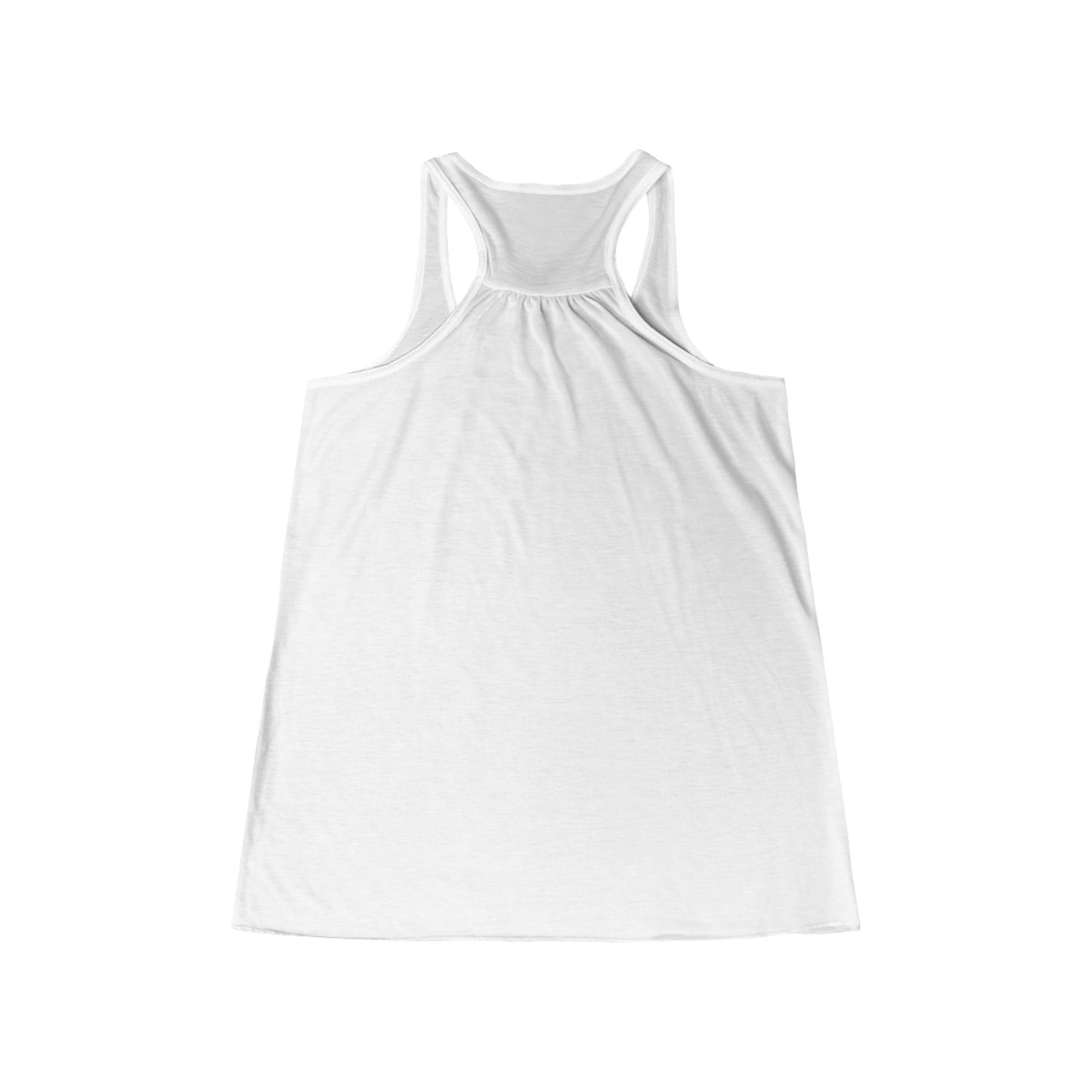 Women's Flowy Racerback Tank with 'Skate Don't Hate' Design, Perfect for Skate Enthusiasts, Summer Vibes, Casual Wear, Activewear, Gift Idea