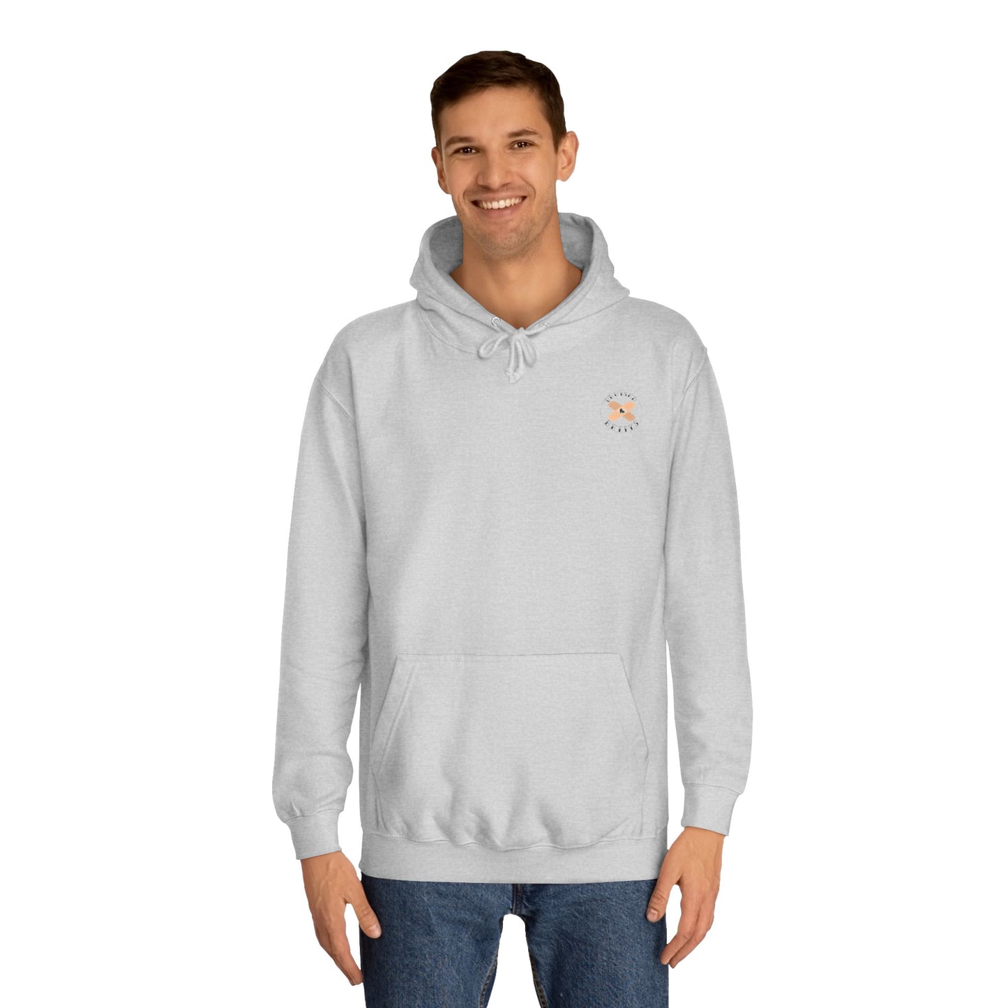 Colorful Unisex College Hoodie, Trendy Casualwear, College Apparel for Students, Unique Graphic Hoodie, Perfect for Gifts