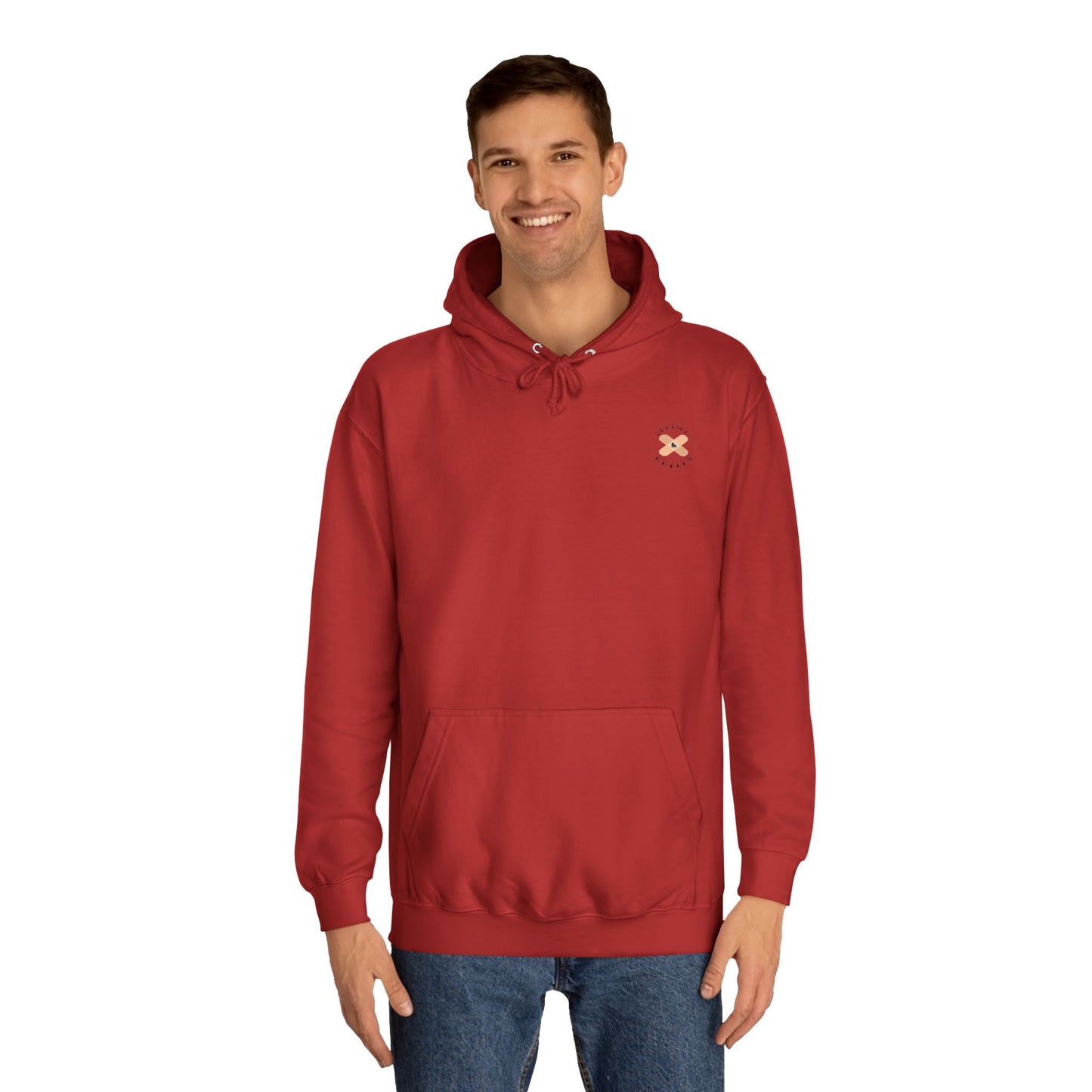 Colorful Unisex College Hoodie, Trendy Casualwear, College Apparel for Students, Unique Graphic Hoodie, Perfect for Gifts