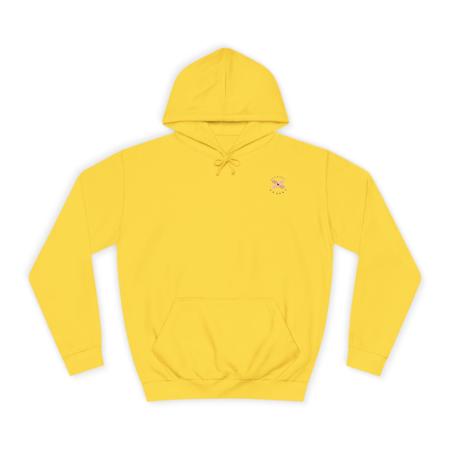 Colorful Unisex College Hoodie, Trendy Casualwear, College Apparel for Students, Unique Graphic Hoodie, Perfect for Gifts