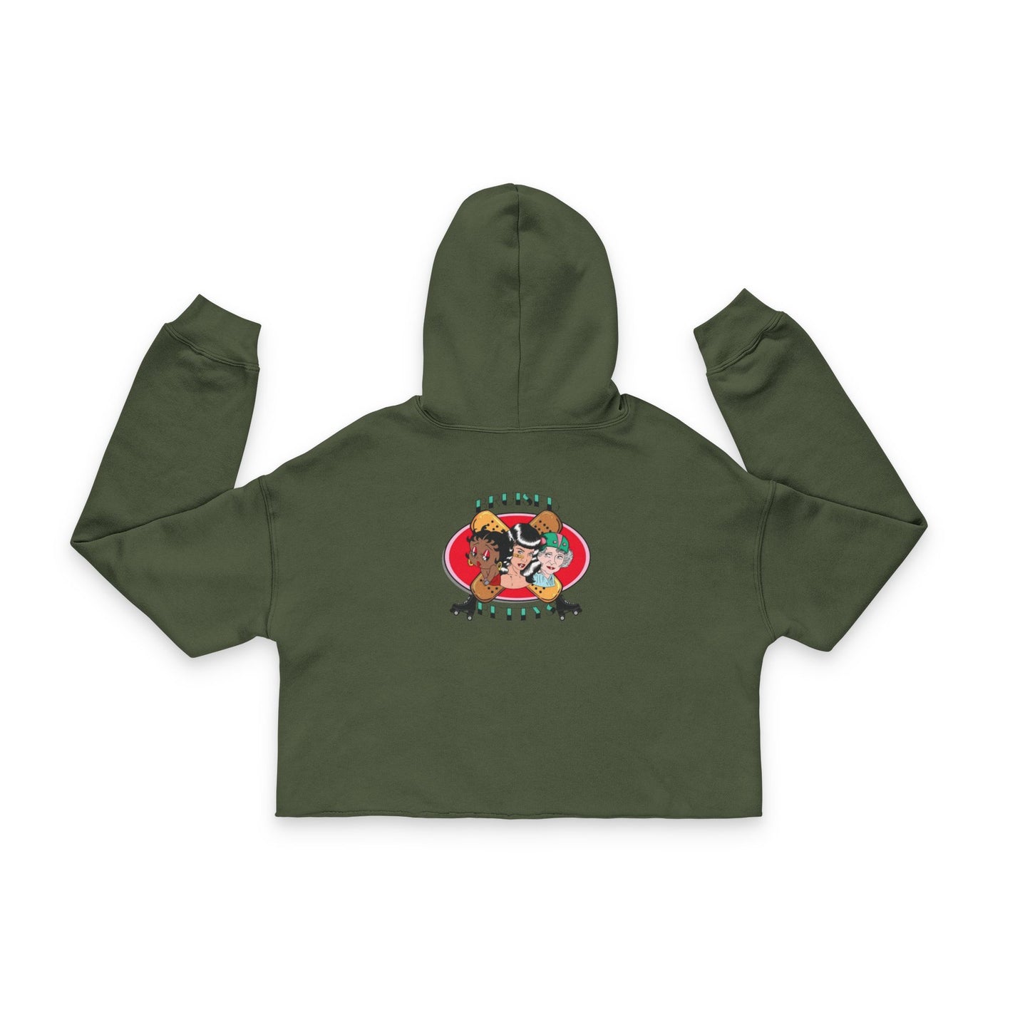 Stylish Women's Cropped Hoodie, Trendy Activewear, Perfect for Casual Outfits, Gift for Her, Comfortable Streetwear