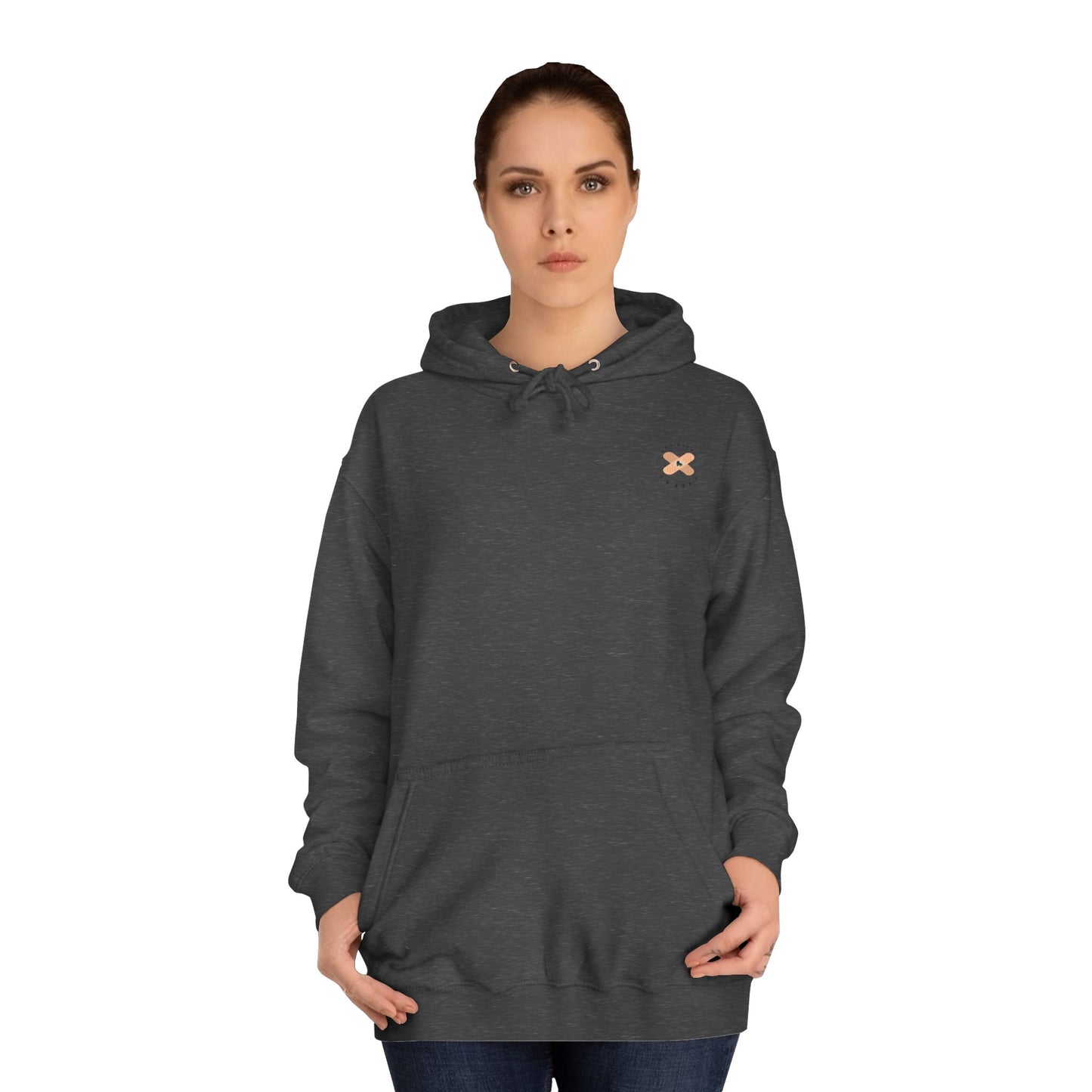 Colorful Unisex College Hoodie, Trendy Casualwear, College Apparel for Students, Unique Graphic Hoodie, Perfect for Gifts