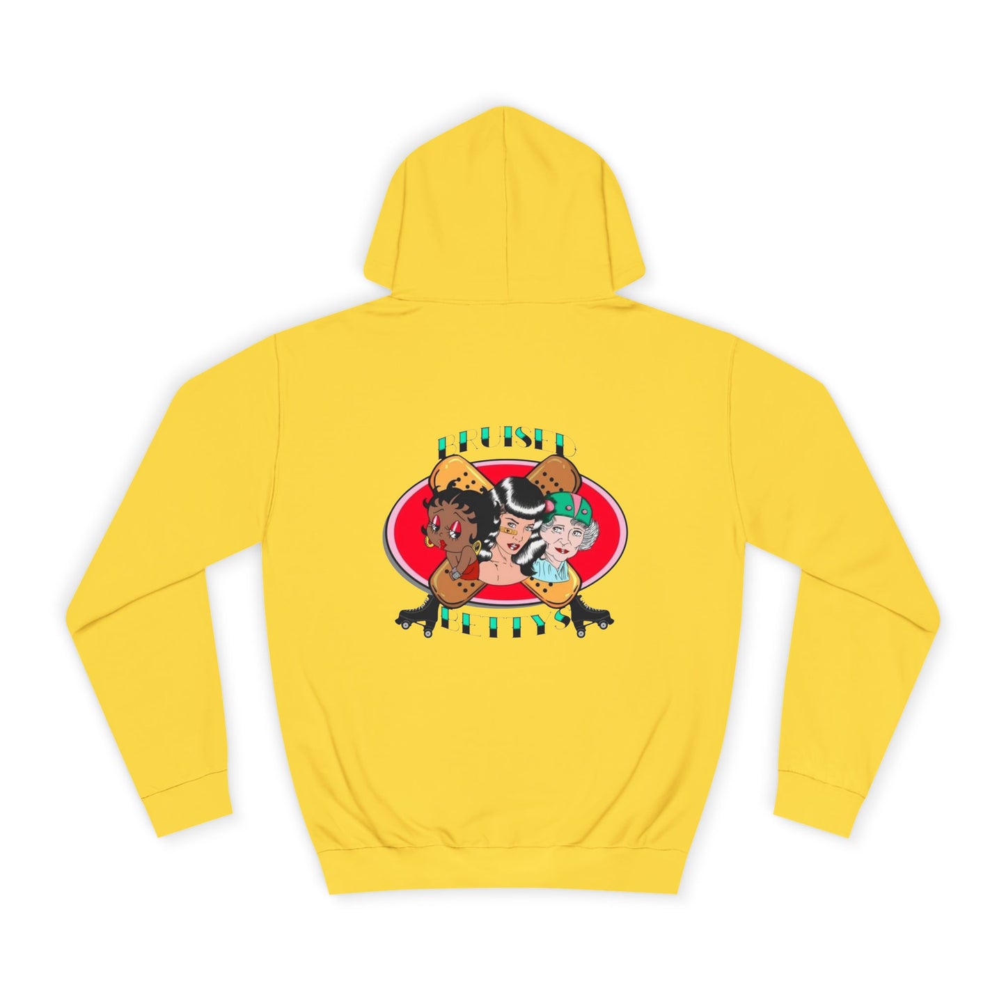 Colorful Unisex College Hoodie, Trendy Casualwear, College Apparel for Students, Unique Graphic Hoodie, Perfect for Gifts