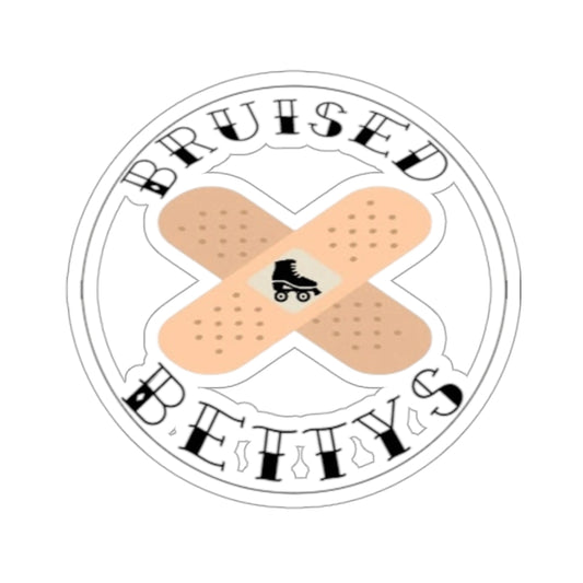 Bruised Bettys Die-Cut Stickers | Fun Roller Skate Decor, Laptop Stickers, Gift for Skaters, Unique Bumper Stickers, Cute Accessories