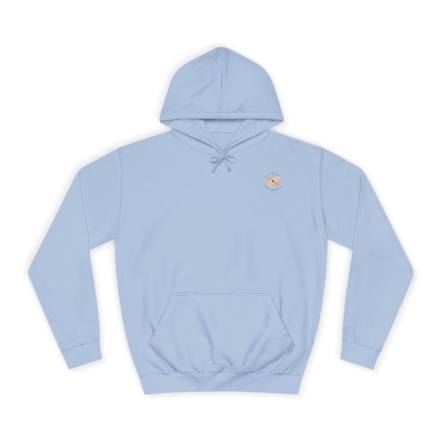 Colorful Unisex College Hoodie, Trendy Casualwear, College Apparel for Students, Unique Graphic Hoodie, Perfect for Gifts