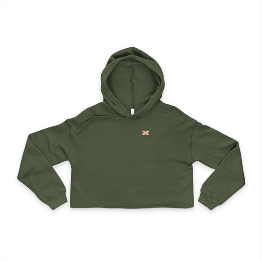 Stylish Women's Cropped Hoodie, Trendy Activewear, Perfect for Casual Outfits, Gift for Her, Comfortable Streetwear