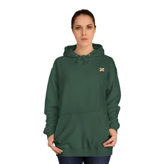 Colorful Unisex College Hoodie, Trendy Casualwear, College Apparel for Students, Unique Graphic Hoodie, Perfect for Gifts