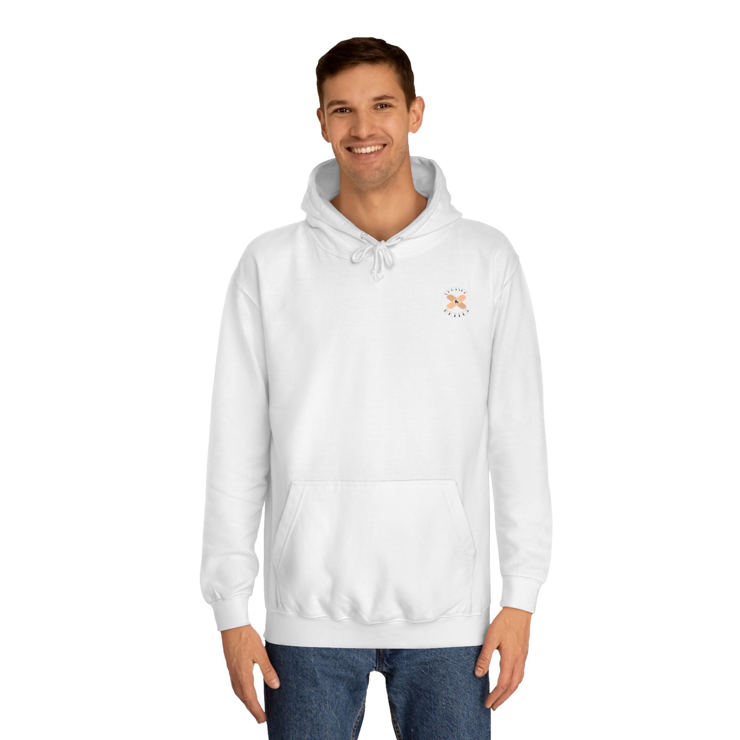 Colorful Unisex College Hoodie, Trendy Casualwear, College Apparel for Students, Unique Graphic Hoodie, Perfect for Gifts